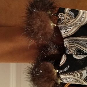 Suede coat from Spain ( Solsana brand) with scarf